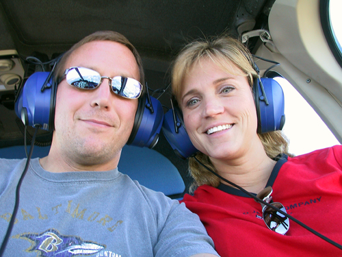 Us in Helicopter Headed to Grand Canyon